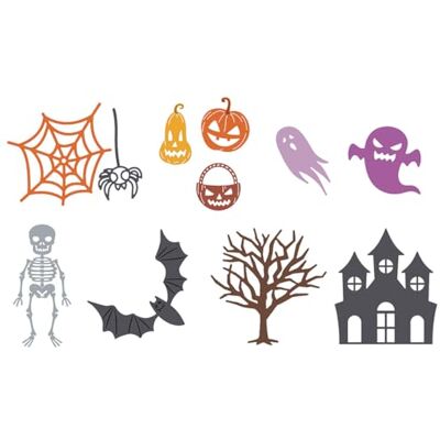 MISS KUTY Set 8 fustelle sottili ZAG Halloween MISS KUTY Set 8 fustelle sottili ZAG Halloween