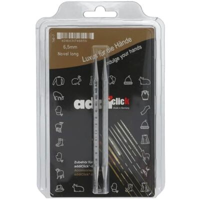 Addi Click Novel Lunghe punte intercambiabili quadrate 6,5 mm Addi Click Novel Lunghe punte intercambiabili quadrate 6,5 mm