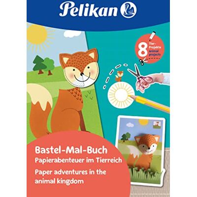 Pelikan , Pacco da 5 Album creativi, tema Animali, formato A4, 32 pagine 140gsm, certificato FSC Pelikan , Pacco da 5 Album creativi, tema Animali, formato A4, 32 pagine 140gsm, certificato FSC
