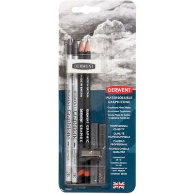 Derwent Fine Art Pencils Set da 8 Strumenti da Disegno Assortiti Derwent Fine Art Pencils Set da 8 Strumenti da Disegno Assortiti
