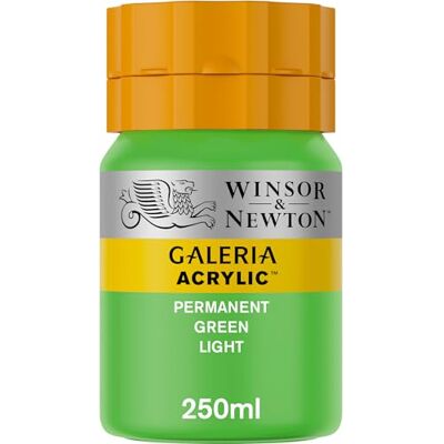 Winsor & Newton WN Acrilico Galeria 250ml Verde Chiaro Permanente Winsor & Newton WN Acrilico Galeria 250ml Verde Chiaro Permanente
