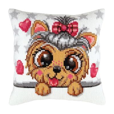 ART Kit per ricamo a punto croce Yorkshire Terrier ART Kit per ricamo a punto croce Yorkshire Terrier