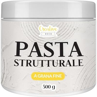 Creative Pasta Strutturale a Grana Fine 500g Massa Bianca Pasta Modellabile per Progetti Artistici e Pittura Acrilica Facile da Usare per Effetti 3D Struttura Sabbia Creative Pasta Strutturale a Grana Fine 500g Massa Bianca Pasta Modellabile per Progetti Artistici e Pittura Acrilica Facile da Usare per Effetti 3D Struttura Sabbia
