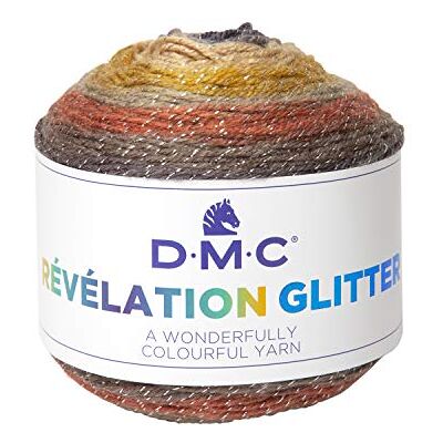 DMC Révélation Filato da maglia leggero, multicolore 150 g 520 m DMC Révélation Filato da maglia leggero, multicolore 150 g 520 m