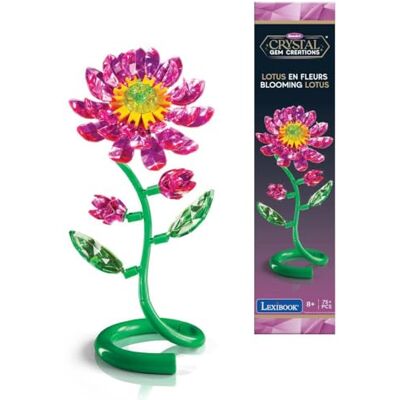 Lexibook , Crystal Gem Fiore di Loto, Rosa Verde, Lexibook , Crystal Gem Fiore di Loto, Rosa Verde,