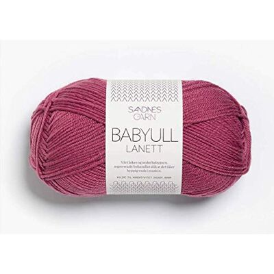 Sandnes Garn Babyull Lanett col.4244 malva ca. 175 m 50 g Sandnes Garn Babyull Lanett col.4244 malva ca. 175 m 50 g