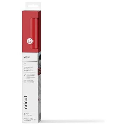 Cricut Premium Vinyl Permanent 30 x 120 cm (rosso pomodoro) – Pellicola in vinile permanente per tazze, adesivi, progetti fai da te, decorazione per la casa, la cucina, la scuola Cricut Premium Vinyl Permanent 30 x 120 cm (rosso pomodoro) – Pellicola in vinile permanente per tazze, adesivi, progetti fai da te, decorazione per la casa, la cucina, la scuola