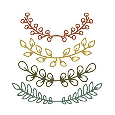 MISS KUTY Fustella sottile ZAG fiori e piante decorazioni botaniche 4 pz. MISS KUTY Fustella sottile ZAG fiori e piante decorazioni botaniche 4 pz.