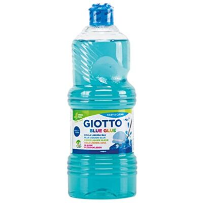 Giotto - Flacone Colla Blue 1 kg liquida, Colore Blu, 1kg, F546100 Giotto - Flacone Colla Blue 1 kg liquida, Colore Blu, 1kg, F546100