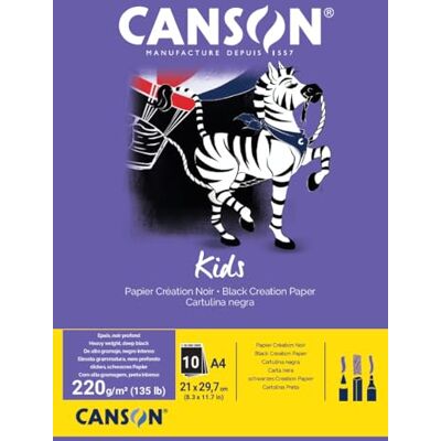 Canson 3148950015334 Cartolina Disegno A4, Confezione 10 Fogli, Colori Assortiti Canson 3148950015334 Cartolina Disegno A4, Confezione 10 Fogli, Colori Assortiti