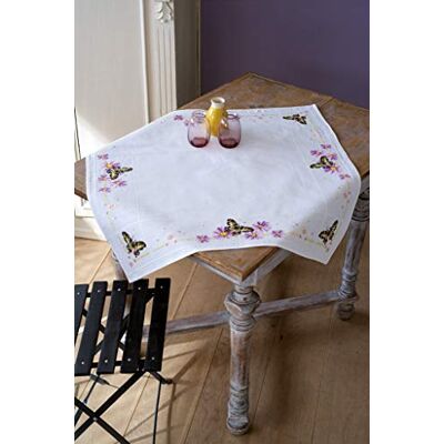 Kit Ricamo Punto Croce Vervaco - Bianco - 80x80cm Kit Ricamo Punto Croce Vervaco - Bianco - 80x80cm