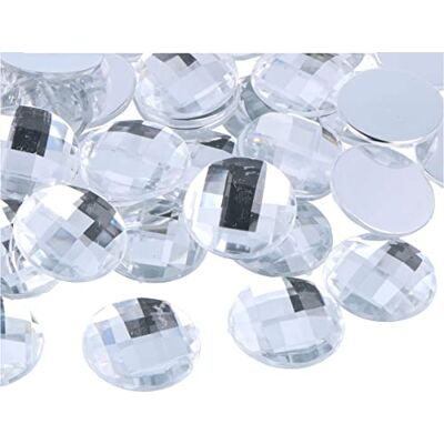 Innspiro - Z2002502 - cerchio da 25 mm - Pietre acriliche decorative Innspiro - Z2002502 - cerchio da 25 mm - Pietre acriliche decorative