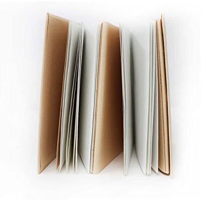ArtWay Tree Free Blocco da disegno a fisarmonica, beige, 16 x 12 cm, 120 g/m², carta di straccio in cotone bianco ArtWay Tree Free Blocco da disegno a fisarmonica, beige, 16 x 12 cm, 120 g/m², carta di straccio in cotone bianco