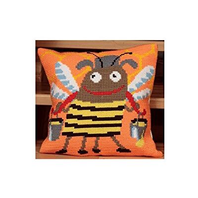 40 x 40 cm Collezione d'Art Mr Bizz Cuscino Kit da Cucito Punto Croce 40 x 40 cm Collezione d'Art Mr Bizz Cuscino Kit da Cucito Punto Croce