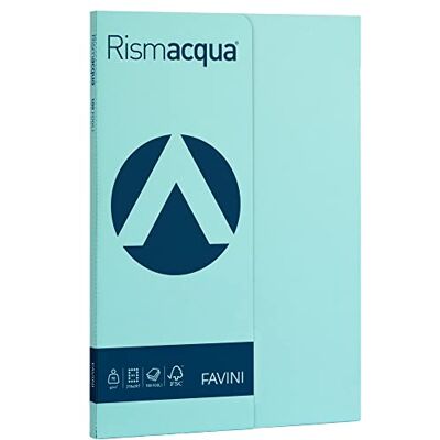 Favini A69T144 Rismacqua colore CELESTE confezione da 100 fogli di carta da 90gr Formato A4 (21x29,7 cm) Made in Italy Favini A69T144 Rismacqua colore CELESTE confezione da 100 fogli di carta da 90gr Formato A4 (21x29,7 cm) Made in Italy
