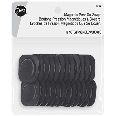 Dritz Elementi di fissaggio, Nero, 1-1/8", 12 Set Dritz Elementi di fissaggio, Nero, 1-1/8", 12 Set