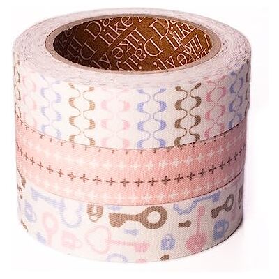 Dailylike Set 3 nastri adesivi cotone maze 15 mm x 3 m. Dailylike Set 3 nastri adesivi cotone maze 15 mm x 3 m.