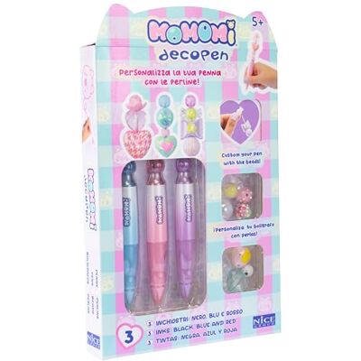 Nice & Nasty S.R.L. Nice Momomi Decopen 3 Penne Da Decorare - Kit di penne decorative Nice & Nasty S.R.L. Nice Momomi Decopen 3 Penne Da Decorare - Kit di penne decorative