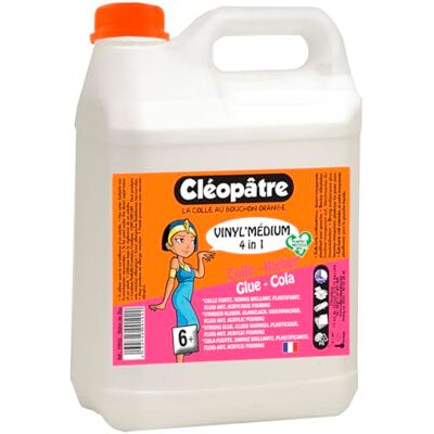 Cleopatre Vinyl'Medium – Tanica di colla, 5 l Cleopatre Vinyl'Medium – Tanica di colla, 5 l