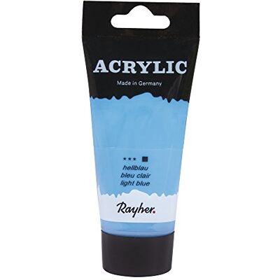 Rayher Acrylic, Blu Chiaro, Colore Acrilico Per Artisti, Tubetto Bli, Rayher Acrylic, Blu Chiaro, Colore Acrilico Per Artisti, Tubetto Bli,