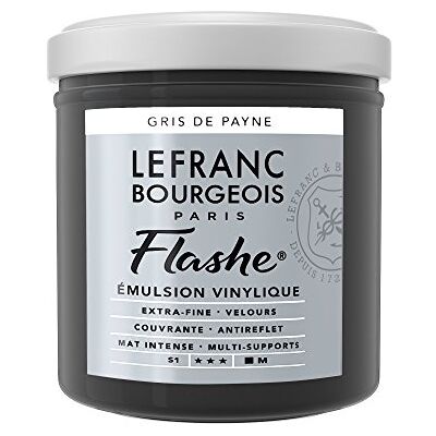 Lefranc Bourgeois Vernice Acrilica Flashe Serie 1 Grigio Payne - Acrylic Paint Lefranc Bourgeois Vernice Acrilica Flashe Serie 1 Grigio Payne - Acrylic Paint