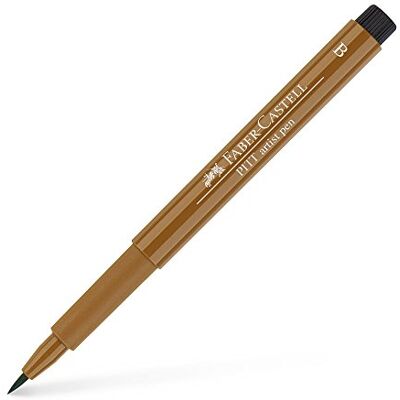 Faber-Castell Pitt Pennello Penna Artista, Ombre Grezzo, Terra D'Ombra Bruciata, Japan Import Faber-Castell Pitt Pennello Penna Artista, Ombre Grezzo, Terra D'Ombra Bruciata, Japan Import
