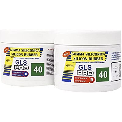 PROCHIMA Gomma Siliconiche Gls-PRO 40 A+B, Verde, 1 KG PROCHIMA Gomma Siliconiche Gls-PRO 40 A+B, Verde, 1 KG
