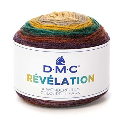 DMC Révélation Filato da maglia leggero, multicolore 150 g 520 m DMC Révélation Filato da maglia leggero, multicolore 150 g 520 m