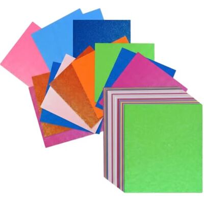 Novocloud 200 Fogli Carta Origami 15x15 cm, Cartoncini Colorati Quadrati Glitterata, 10 Colori Vivaci, Carta Pieghevole per Artigianato Artistico Fai-Da-Te, Progetti Fatti a Mano e Decorazioni Novocloud 200 Fogli Carta Origami 15x15 cm, Cartoncini Colorati Quadrati Glitterata, 10 Colori Vivaci, Carta Pieghevole per Artigianato Artistico Fai-Da-Te, Progetti Fatti a Mano e Decorazioni