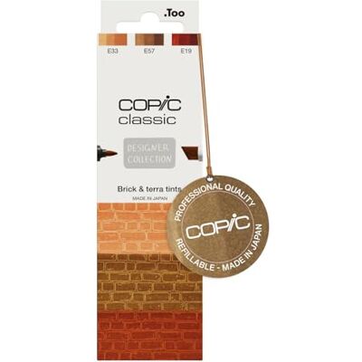 Copic Classic Deisgner Collection, set di 3 pennarelli colorati, per arte e artigianato, colorare, grafica, evidenziatore, design, anime, professionisti e principianti, forniture artistiche Copic Classic Deisgner Collection, set di 3 pennarelli colorati, per arte e artigianato, colorare, grafica, evidenziatore, design, anime, professionisti e principianti, forniture artistiche