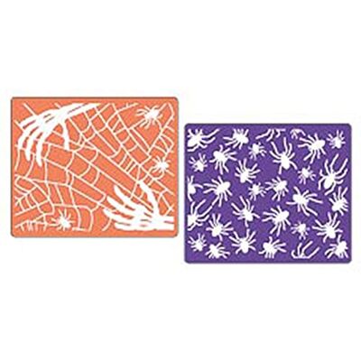 Sizzix Cartella di RIPIZZATURA Texture Impressions Tessuto di Ragno, Nero Sizzix Cartella di RIPIZZATURA Texture Impressions Tessuto di Ragno, Nero