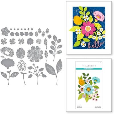 Spellbinders Vivid Blooms Etched Dies from The Vivid Expressions Collection Spellbinders Vivid Blooms Etched Dies from The Vivid Expressions Collection