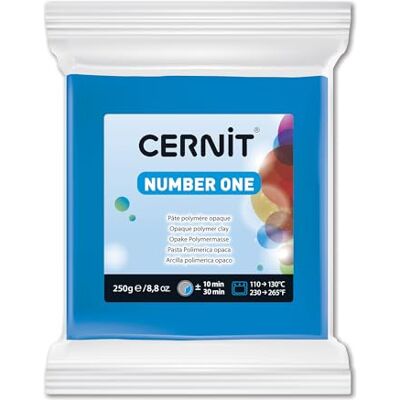 Cernit Argilla da manipolare, 250 g Blu Cernit Argilla da manipolare, 250 g Blu