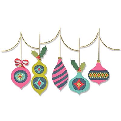 Sizzix Set di fustelle Thinlits 18PK Funky Baubles di Jennifer Ogborn Capitolo 3 2022 Sizzix Set di fustelle Thinlits 18PK Funky Baubles di Jennifer Ogborn Capitolo 3 2022