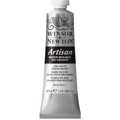 Winsor & Newton & 37 ml Winsor Newton Artisan-Tubetto di colore a olio diluibile con acqua Bianco di zinco Winsor & Newton & 37 ml Winsor Newton Artisan-Tubetto di colore a olio diluibile con acqua Bianco di zinco