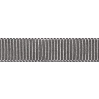 Nastro in poliestere rigato Prym 38mm grigio - per metro Nastro in poliestere rigato Prym 38mm grigio - per metro