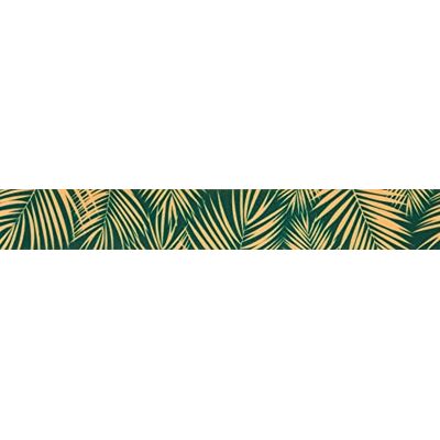 Berisfords Nastro in poliestere, oro miele/smeraldo, 25 mm x 20 m Berisfords Nastro in poliestere, oro miele/smeraldo, 25 mm x 20 m