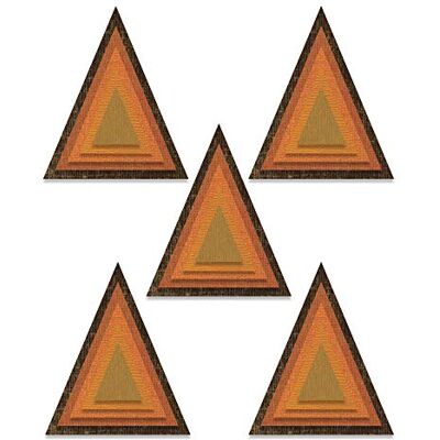 Sizzix Set di Fustelle Thinlits 25 pz Tessere impilate, triangoli by Tim Holtz Sizzix Set di Fustelle Thinlits 25 pz Tessere impilate, triangoli by Tim Holtz