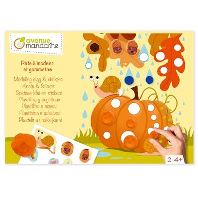 décopatch My Mandarine cofanetto creativo per bambini PASTE MODELLABILI E ADESIVI 3D a partire dai 2 anni- stagioni décopatch My Mandarine cofanetto creativo per bambini PASTE MODELLABILI E ADESIVI 3D a partire dai 2 anni- stagioni