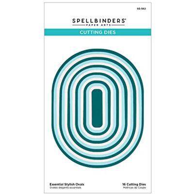 Spellbinders Fustelle in metallo intagliato con ovali essenziali Spellbinders Fustelle in metallo intagliato con ovali essenziali