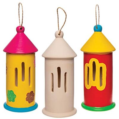Baker Ross -Casa delle Farfalle in Ceramica, Confezione da 2, Kit di Pittura per Bambini, Imparare e Decorare, Colore, Baker Ross -Casa delle Farfalle in Ceramica, Confezione da 2, Kit di Pittura per Bambini, Imparare e Decorare, Colore,