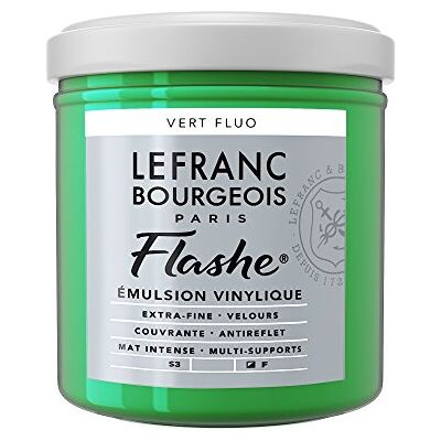 Lefranc Bourgeois LB ACRILICO FLASHE 125ML VERDE AMARILLO FLUORESCENTE Lefranc Bourgeois LB ACRILICO FLASHE 125ML VERDE AMARILLO FLUORESCENTE