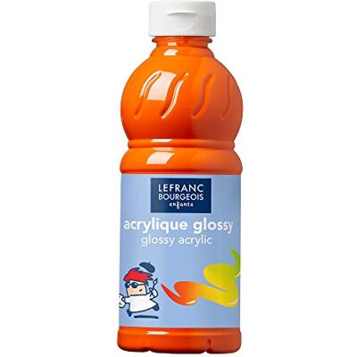Lefranc Bourgeois Acrilico Glossy 500 ml Arancio Lefranc Bourgeois Acrilico Glossy 500 ml Arancio