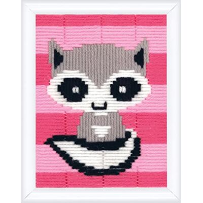 Vervaco Kit Ricamo Principianti Educativo Attività Creative PICCOLO PROCIONE Canovaccio per Mezzo Punto ca. 12,5 x 16 cm Set Fai Da Te Passatempi Creativi Beginner Long Stitch Embroidery Vervaco Kit Ricamo Principianti Educativo Attività Creative PICCOLO PROCIONE Canovaccio per Mezzo Punto ca. 12,5 x 16 cm Set Fai Da Te Passatempi Creativi Beginner Long Stitch Embroidery