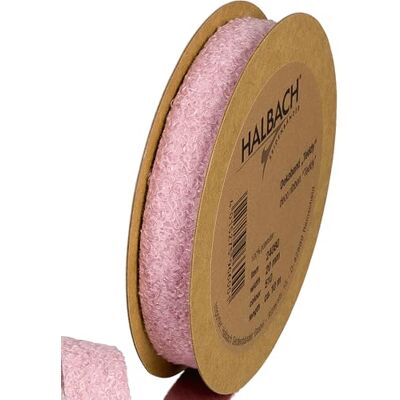 Halbach Seidenbänder Teddy Nastro decorativo in tessuto larghezza: 20 mm lunghezza: 10 m nastro in pelliccia sintetica per fai da te e cucire, colore: viola Halbach Seidenbänder Teddy Nastro decorativo in tessuto larghezza: 20 mm lunghezza: 10 m nastro in pelliccia sintetica per fai da te e cucire, colore: viola