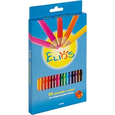 Fila Pastelli Elios 36 Pz + Temperamatite Fila Pastelli Elios 36 Pz + Temperamatite
