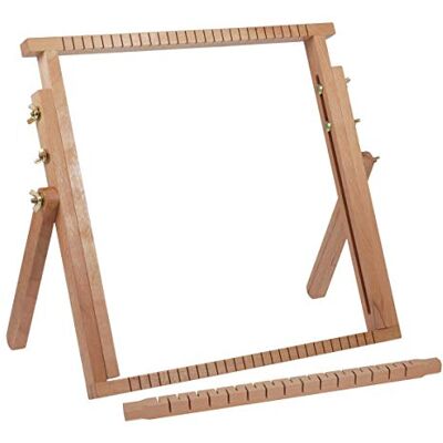 MILWARDS Milward Telaio da tessitura Estensibile. In legno di faggio, 40 x 40 – 61 cm., legno, 40x40-61cm MILWARDS Milward Telaio da tessitura Estensibile. In legno di faggio, 40 x 40 – 61 cm., legno, 40x40-61cm