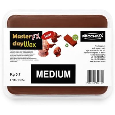 PROCHIMA , Plastilina Specifica per la Creazione di Modelli e Opere, Colore Rosso (Totalmente Atossico), 700 gr PROCHIMA , Plastilina Specifica per la Creazione di Modelli e Opere, Colore Rosso (Totalmente Atossico), 700 gr