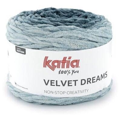 Katıa Velvet DREAMS di gomitoli da 300 grammi e 150 metri. (107 Petrolio) Katıa Velvet DREAMS di gomitoli da 300 grammi e 150 metri. (107 Petrolio)