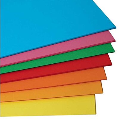 Favini Cartoncino bristol 7 colori cm 70x100-125 fogli Favini Cartoncino bristol 7 colori cm 70x100-125 fogli